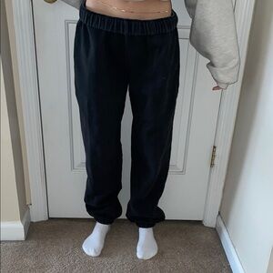 Black Jogger Sweatpants